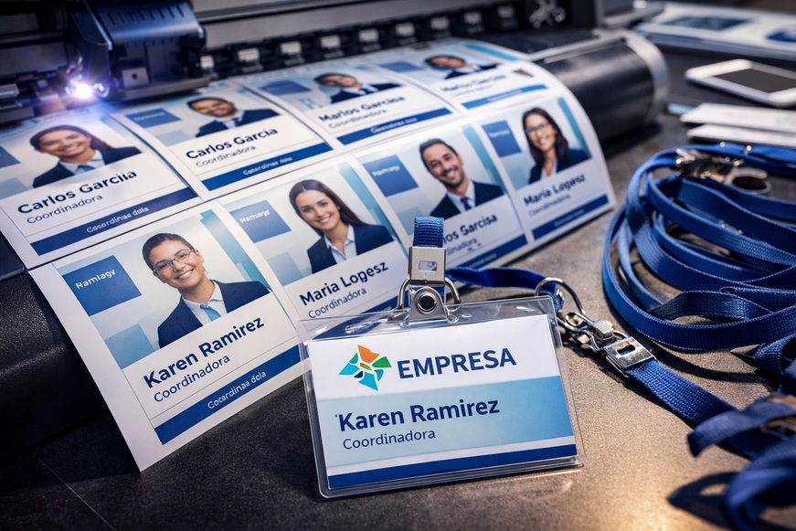 Diseño de Gafetes Corporativos iGraphic