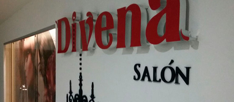 Letras 3D en aluminio con acabado en vinil