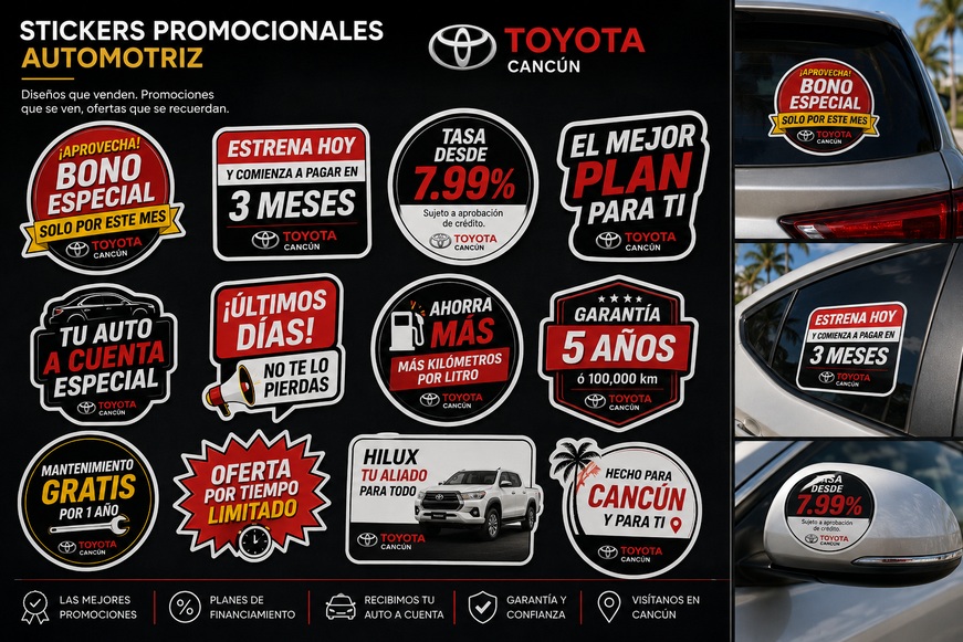 Sticker promocional